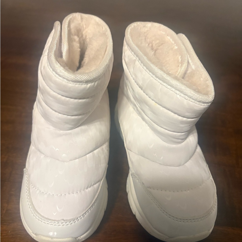 Kids White Snow Boots